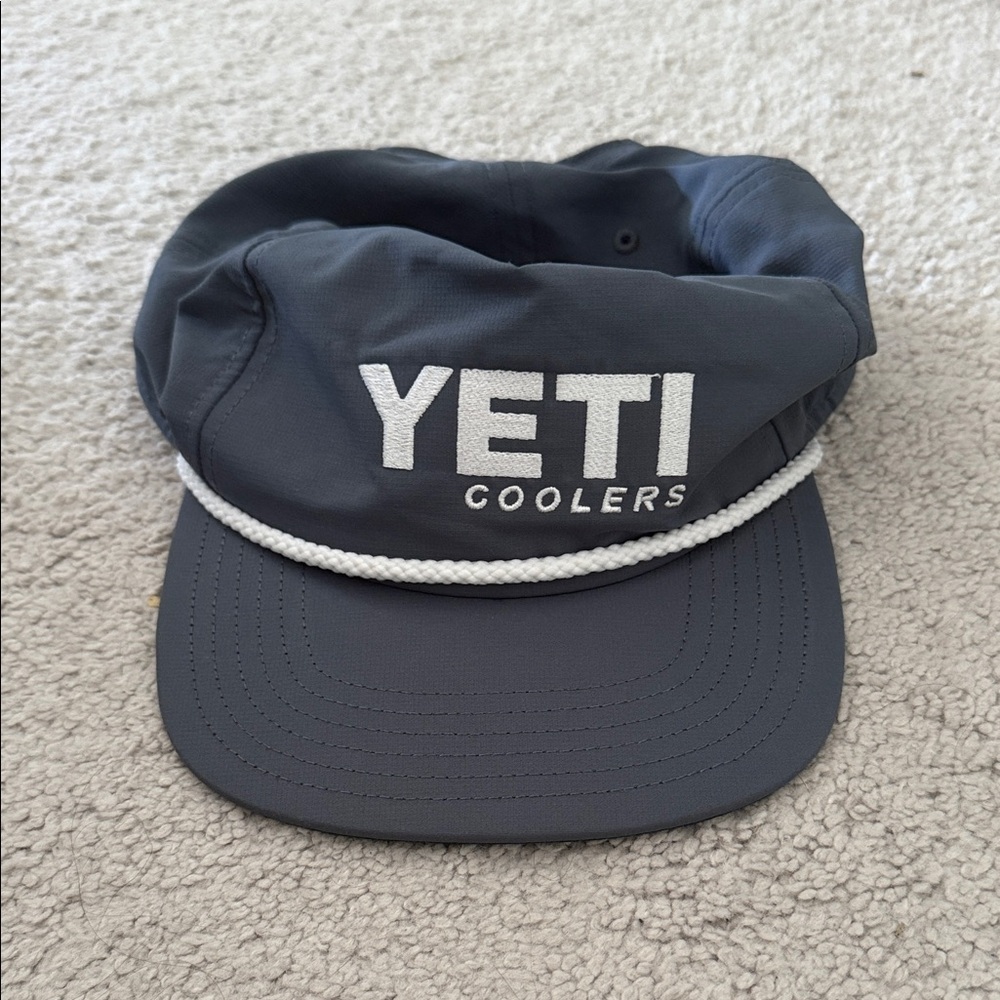Yeti Gray and Green Cap